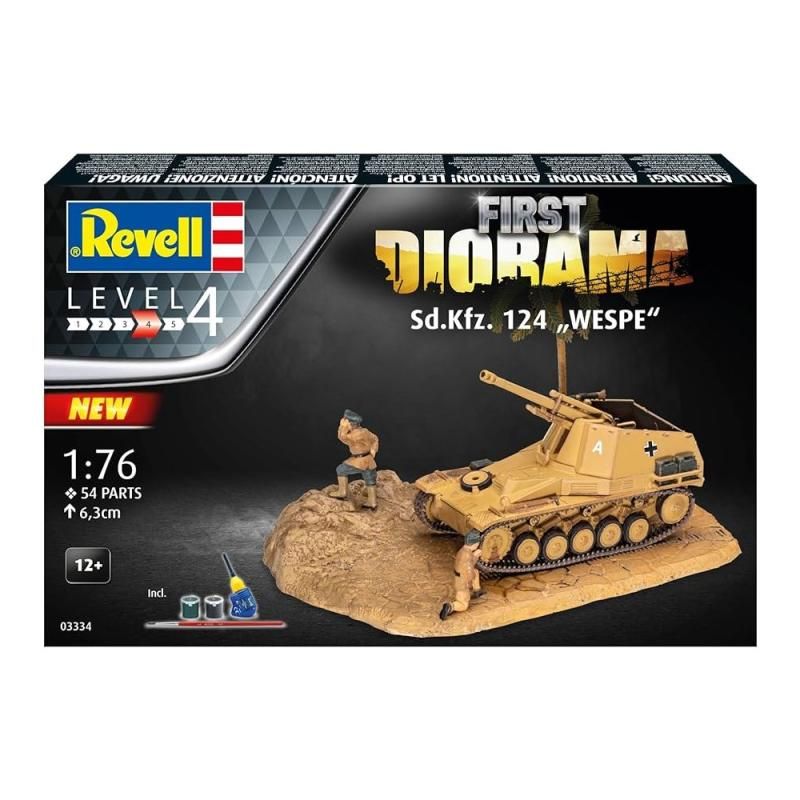 Model Kit - First Diorama Set - Sd.Kfz. 124 "Wespe"