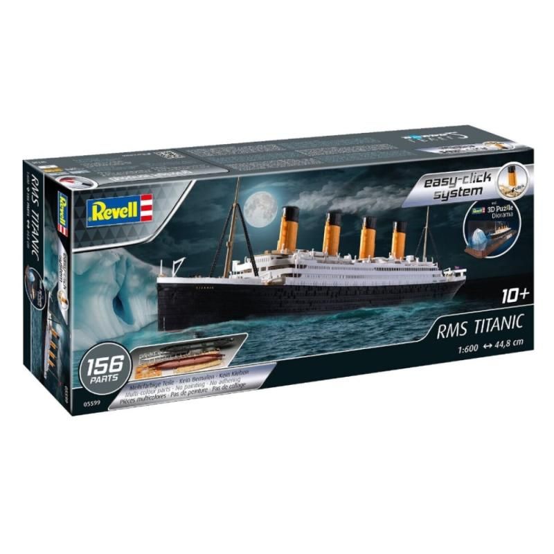 Rms Titanic + 3D Puzzle (Iceberg) Easy-Click-System