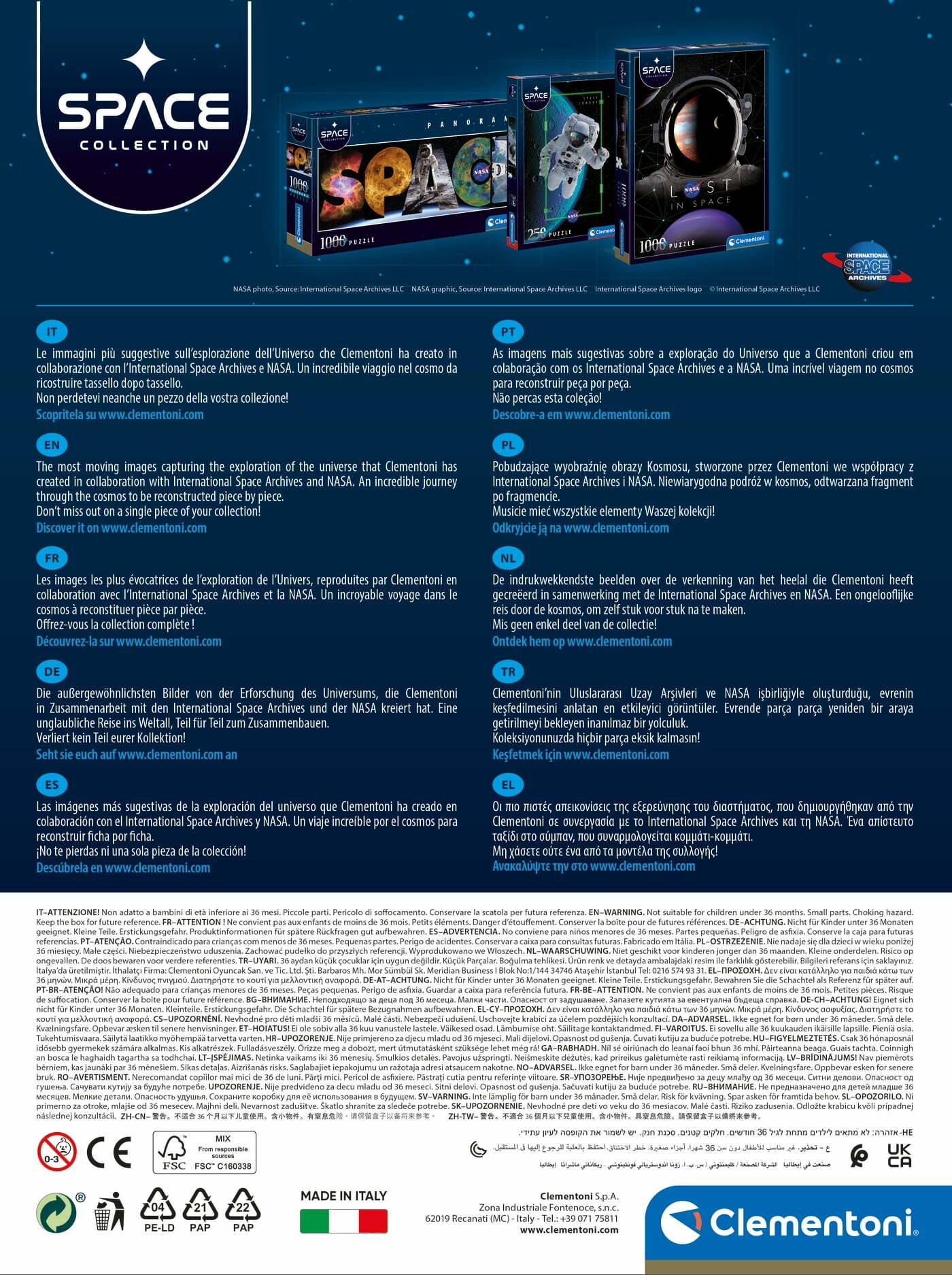 Puzzle Nasa Lua - 500 pcs