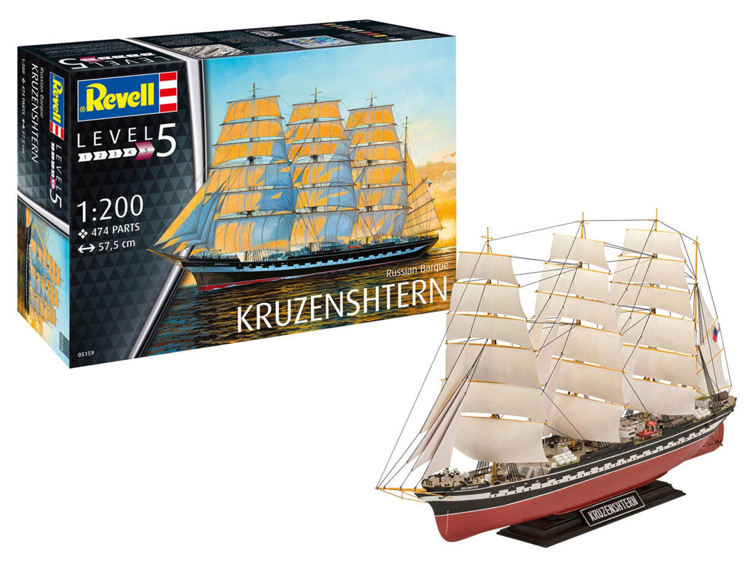 Model Kit - Russian Barque Kruzenshtern