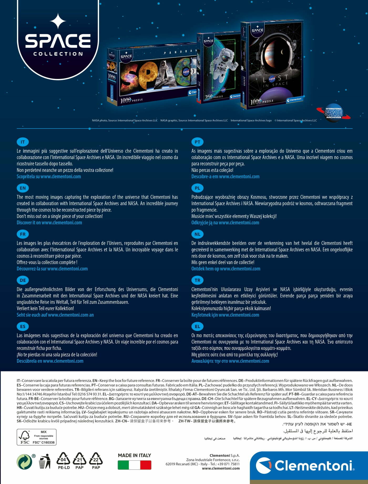 Puzzle Nasa Perdido no Espaço - 1000 pcs