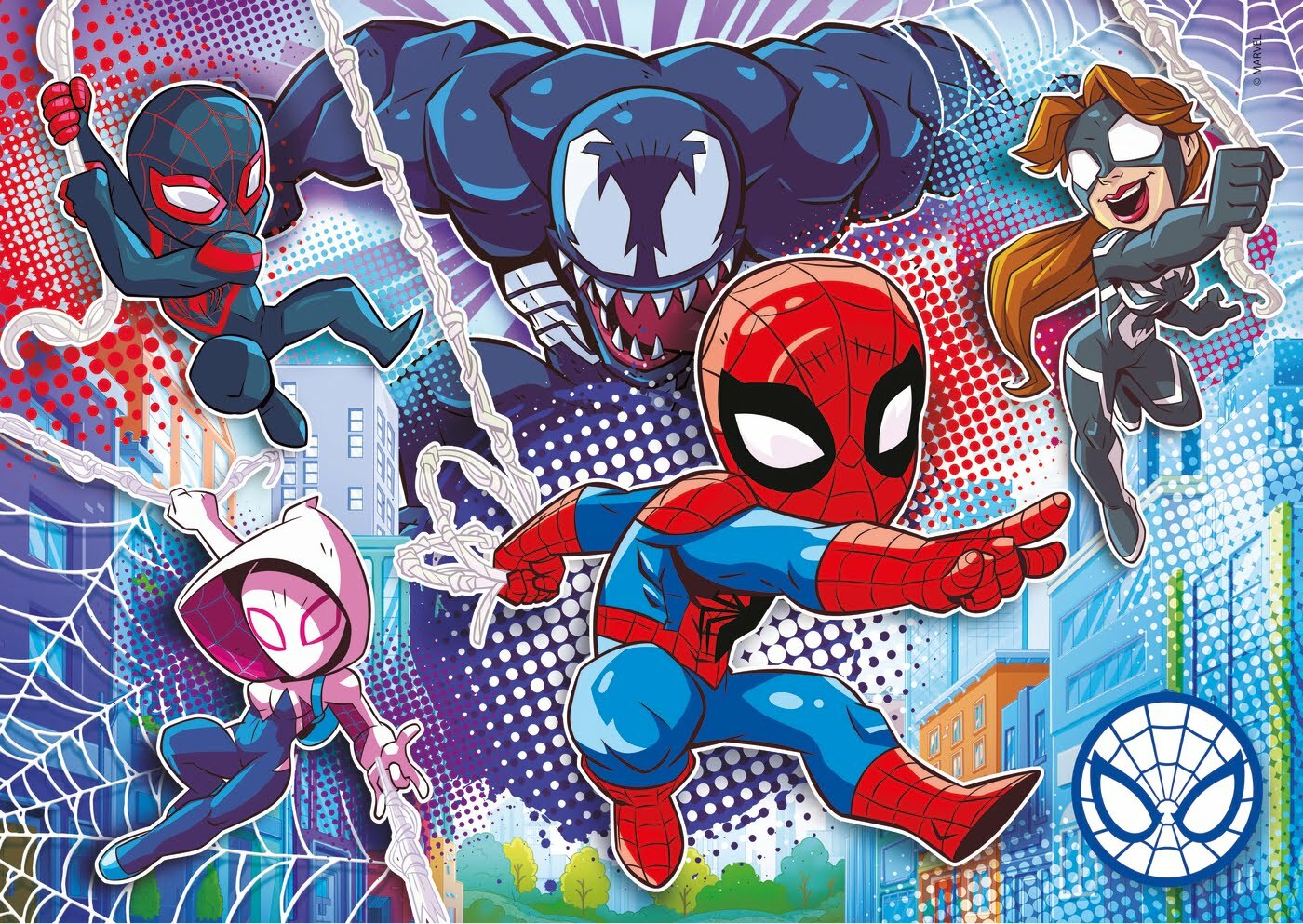 Puzzle Superhero - 2x20+2x60 pcs